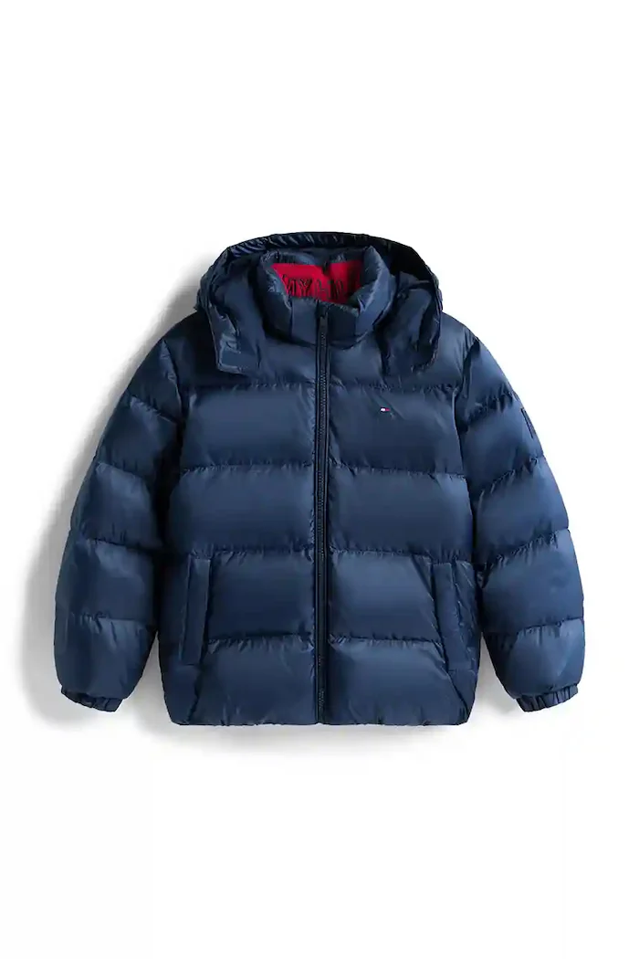 Tommy Hilfiger Детско пухено яке в тъмносиньо KB0KB10091