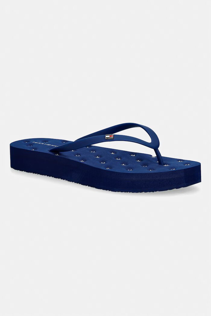 Tommy Hilfiger джапанки дамски TH CRITTER SANDAL тъмносини FW0FW09199