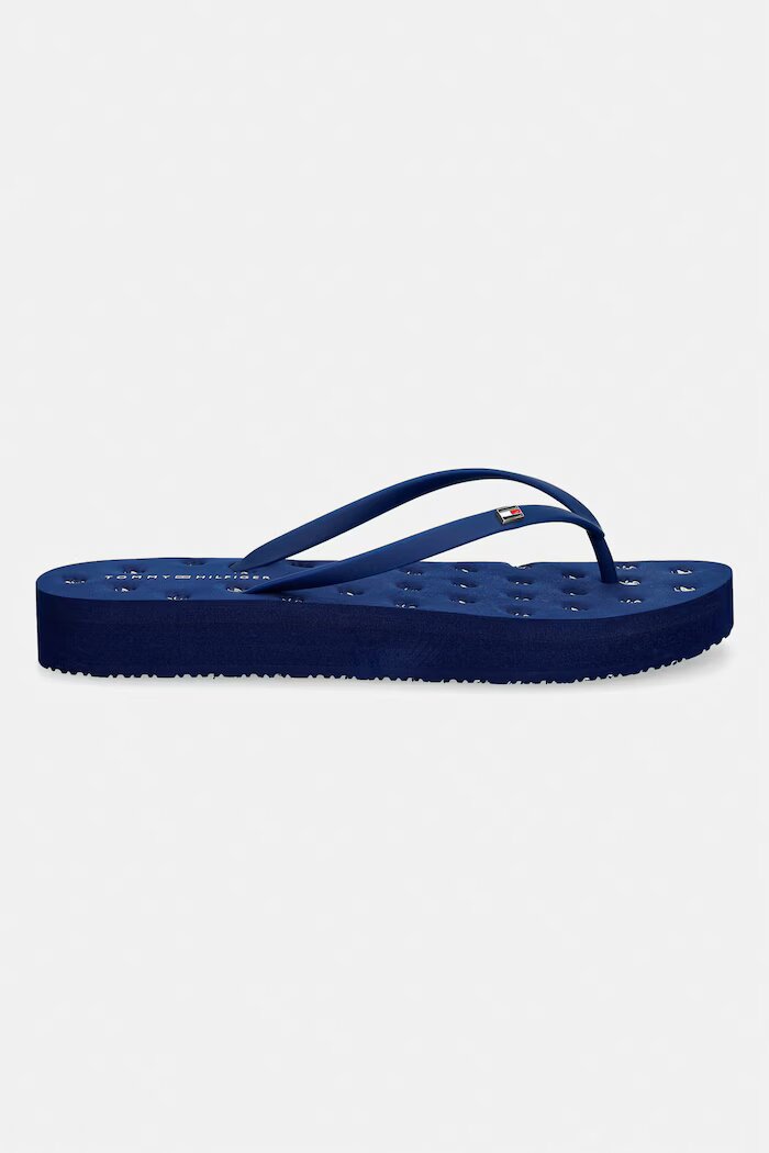 Tommy Hilfiger джапанки дамски TH CRITTER SANDAL тъмносини FW0FW09199