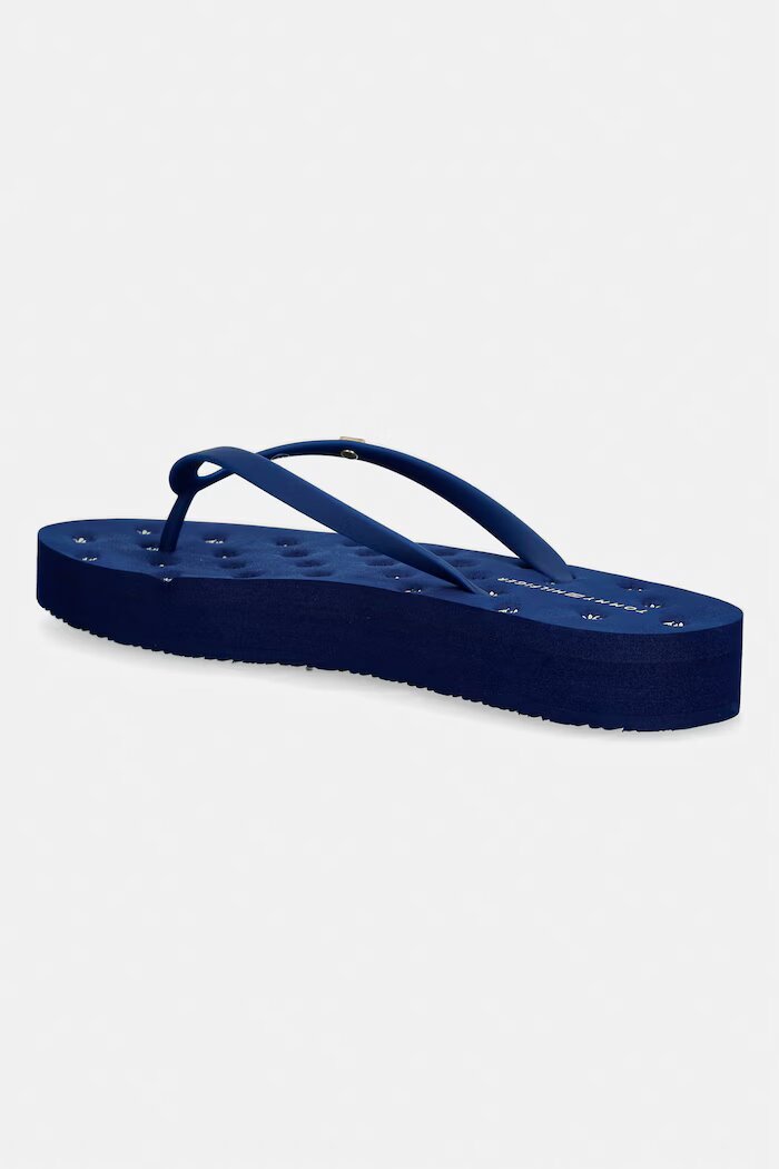 Tommy Hilfiger джапанки дамски TH CRITTER SANDAL тъмносини FW0FW09199