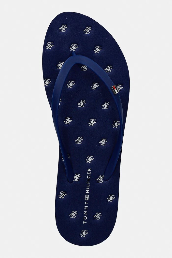 Tommy Hilfiger джапанки дамски TH CRITTER SANDAL тъмносини FW0FW09199