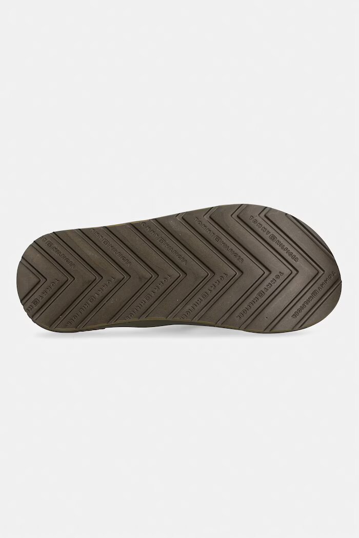 Tommy Hilfiger джапанки мъжки MOLDED HILFIGER LTH BEACH SANDAL черни FM0FM05802