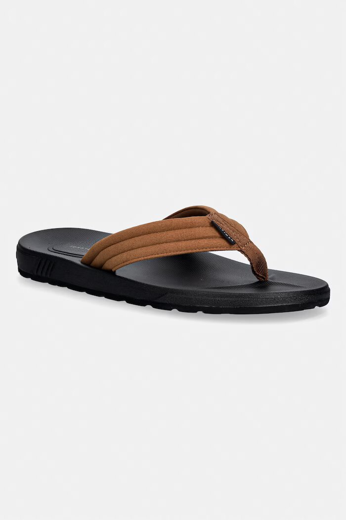 Tommy Hilfiger джапанки мъжки MOLDED HILFIGER LTH BEACH SANDAL кафяви FM0FM05802