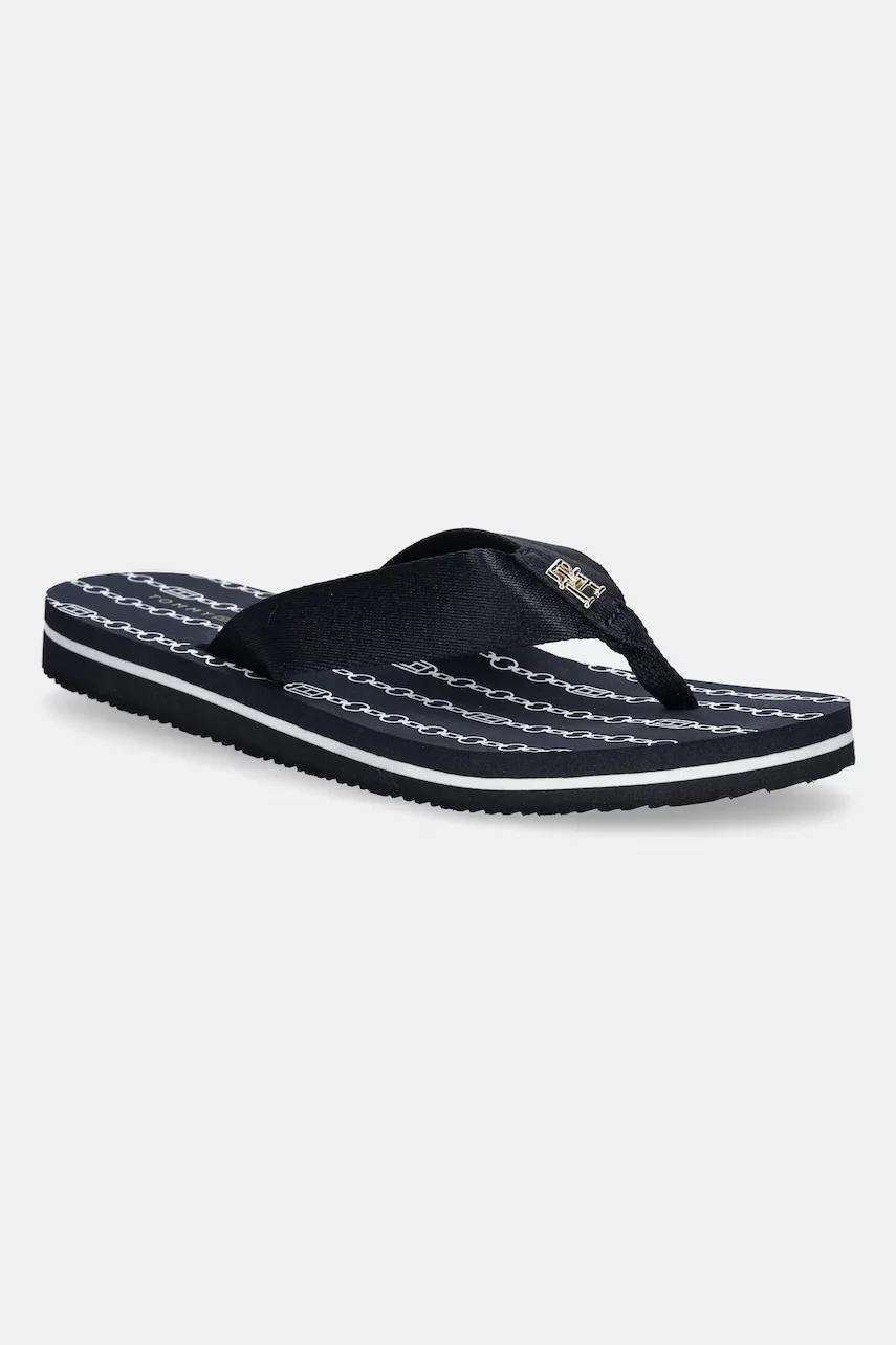 Tommy Hilfiger Джапанки TH CHAIN PRINT BEACH SANDAL