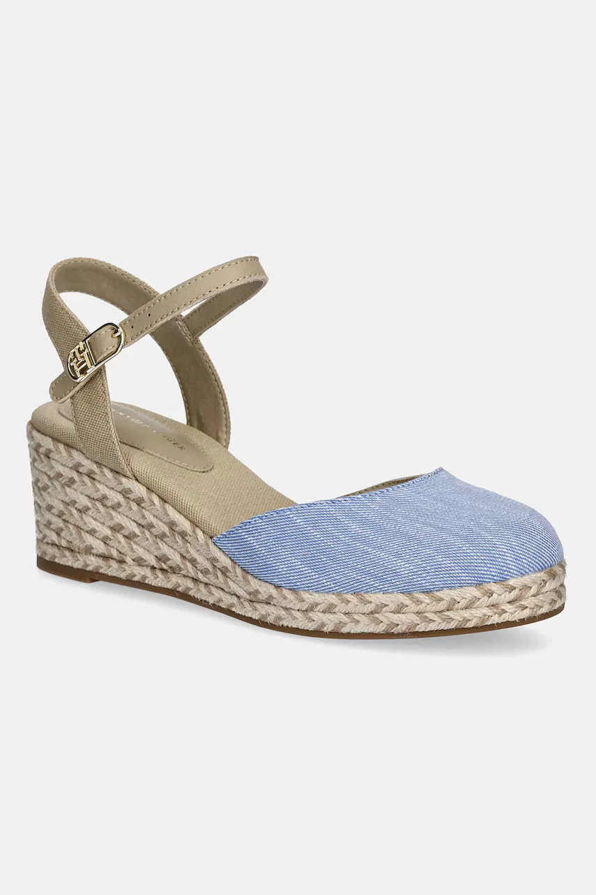 Tommy Hilfiger Еспадрили CHAMBRAY MID WEDGE ESPAD