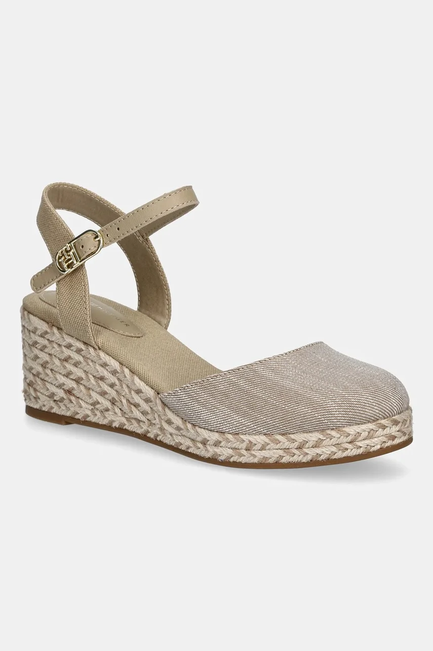 Tommy Hilfiger Еспадрили CHAMBRAY MID WEDGE ESPAD