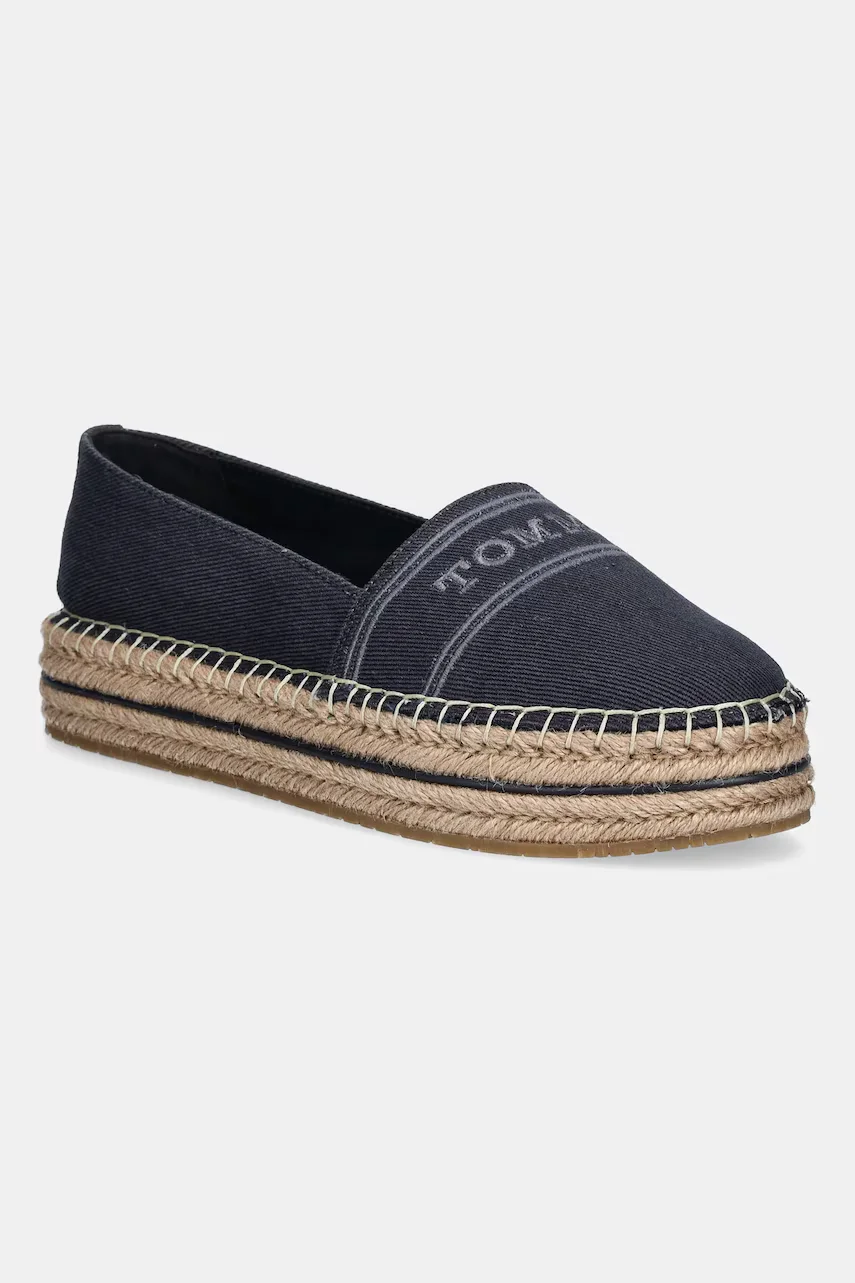 Tommy Hilfiger Еспадрили DENIM PLATFORM ESPADRILLE