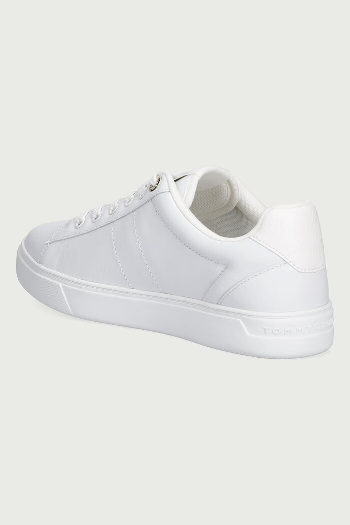 Tommy Hilfiger ESSENTIAL ELEVATED COURT SNEAKER маратонки дамски от кожа бели FW0FW09073