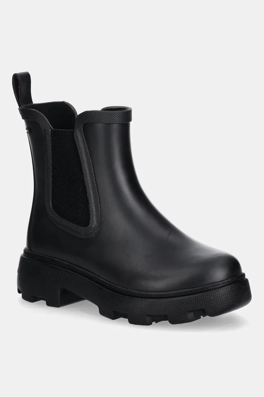 Tommy Hilfiger Гумени ботуши FLAG ANKLE RAINBOOT WARM LINING