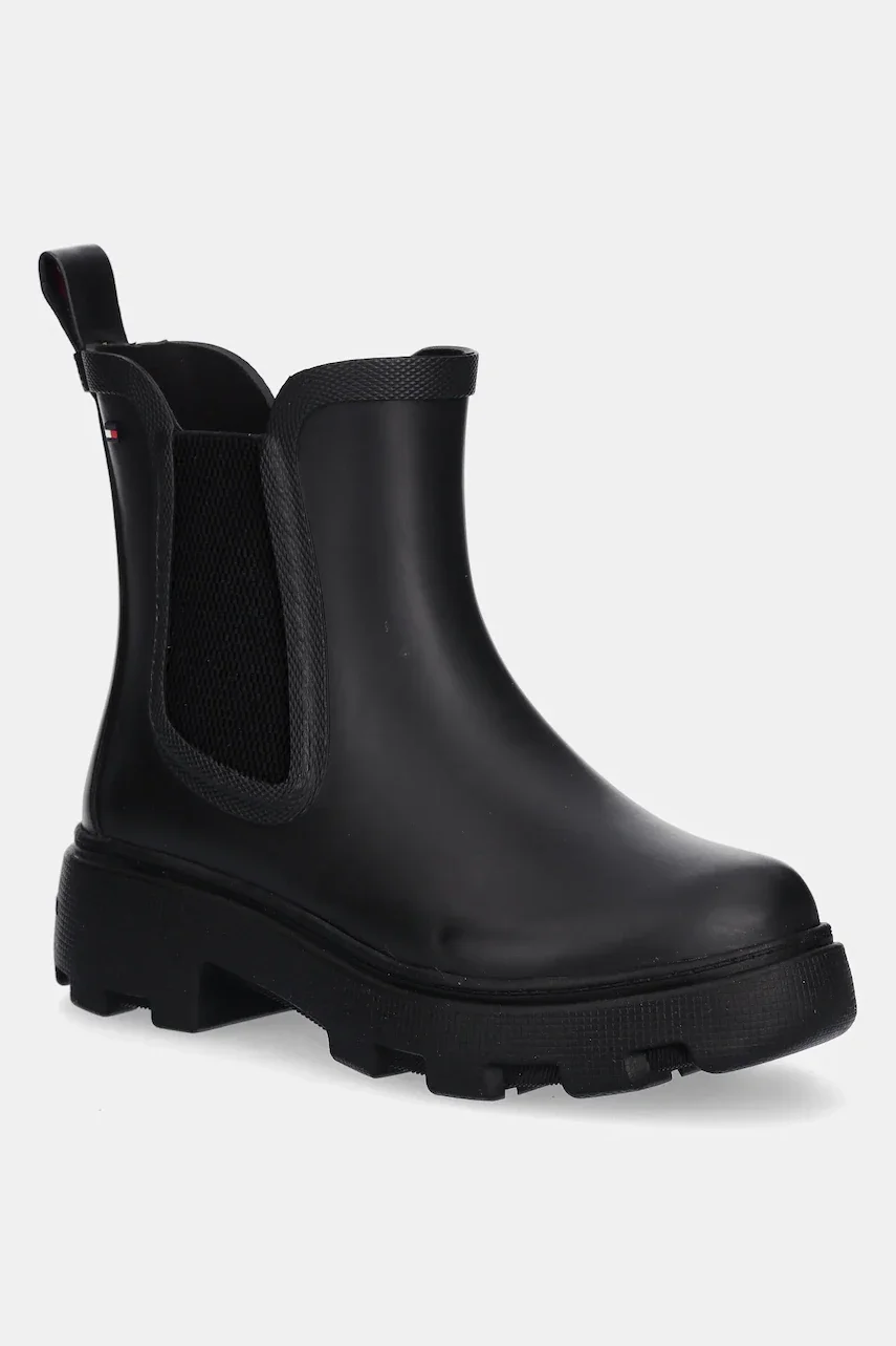 Tommy Hilfiger Гумени ботуши RUBBER FLAG CLEATED RAINBOOT