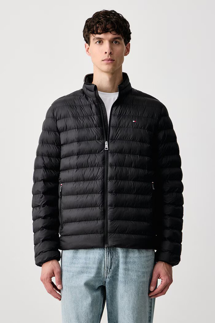 Tommy Hilfiger капитонирано яке мъжко черно MW0MW39990