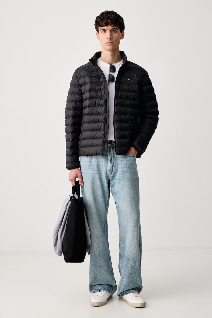 Tommy Hilfiger капитонирано яке мъжко черно MW0MW39990