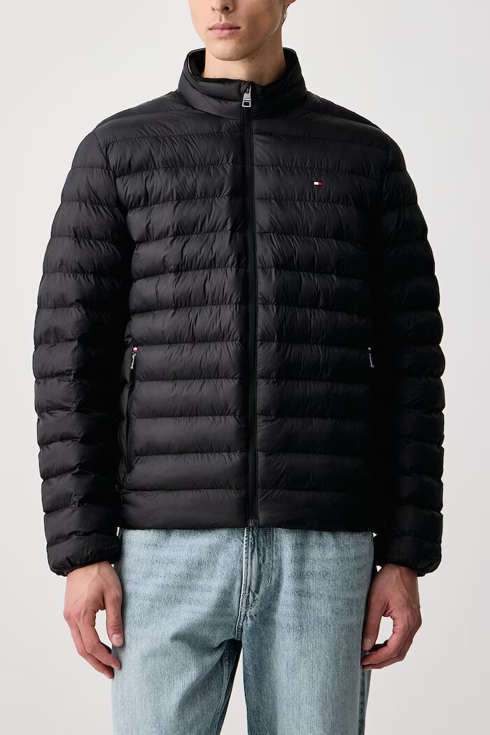 Tommy Hilfiger капитонирано яке мъжко черно MW0MW39990