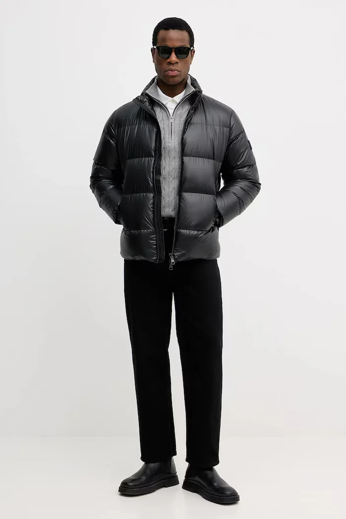 Tommy Hilfiger късо яке мъжко черно MW0MW40617