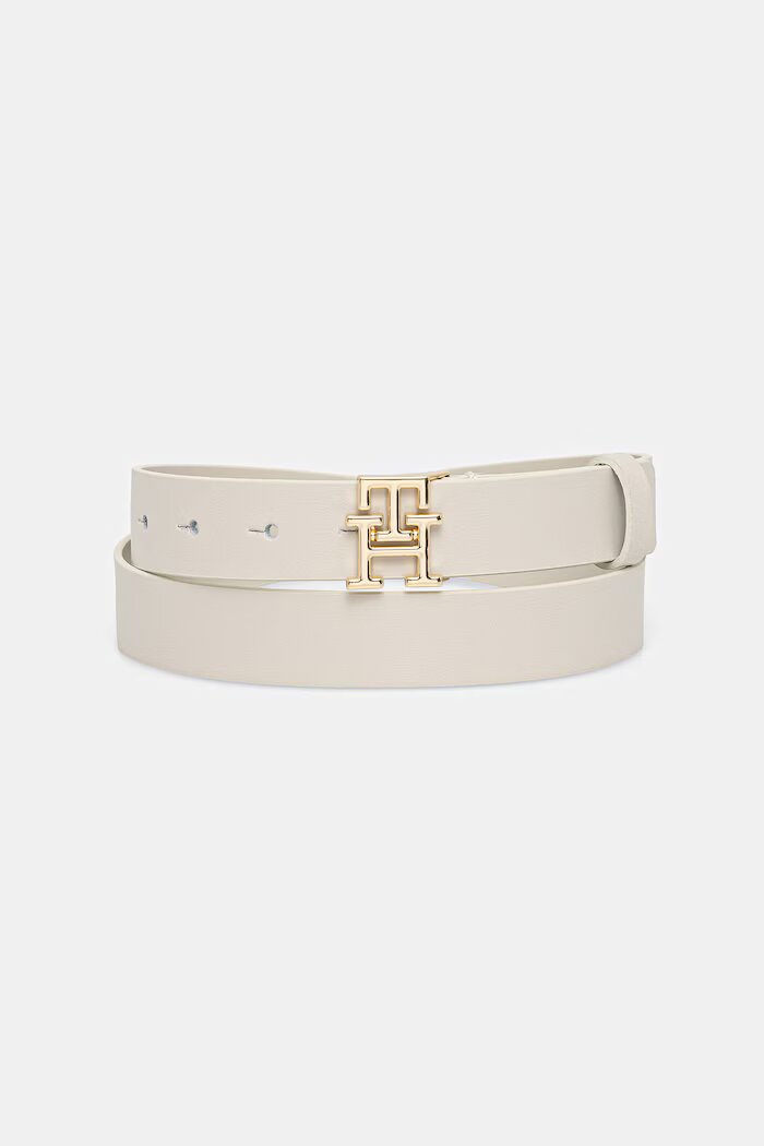 Tommy Hilfiger колан дамски от кожа бежов AW0AW17496