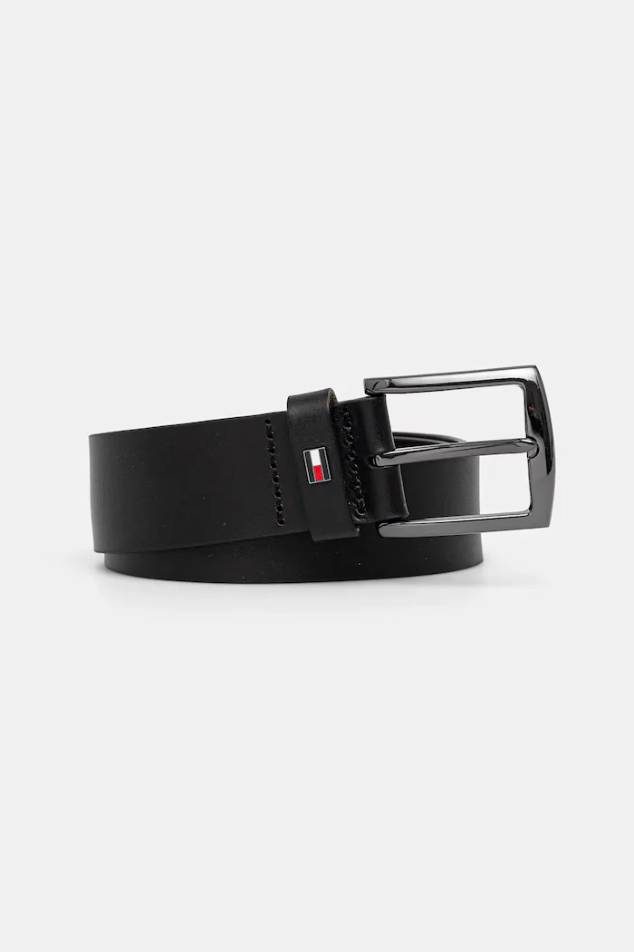 Tommy Hilfiger колан мъжки от кожа черен