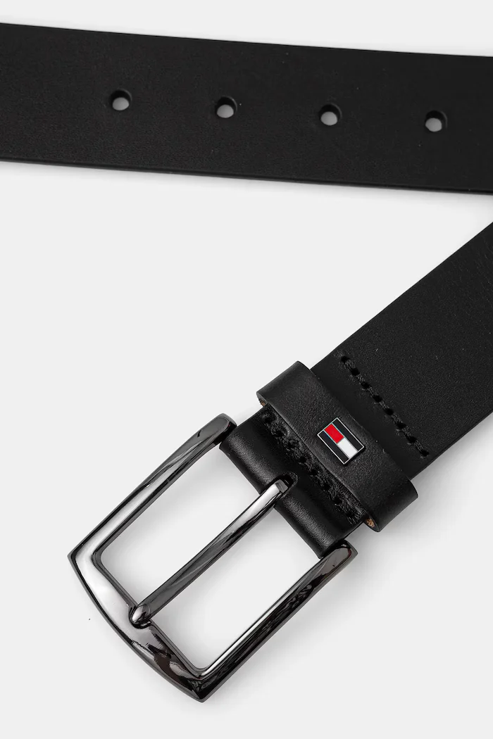 Tommy Hilfiger колан мъжки от кожа черен