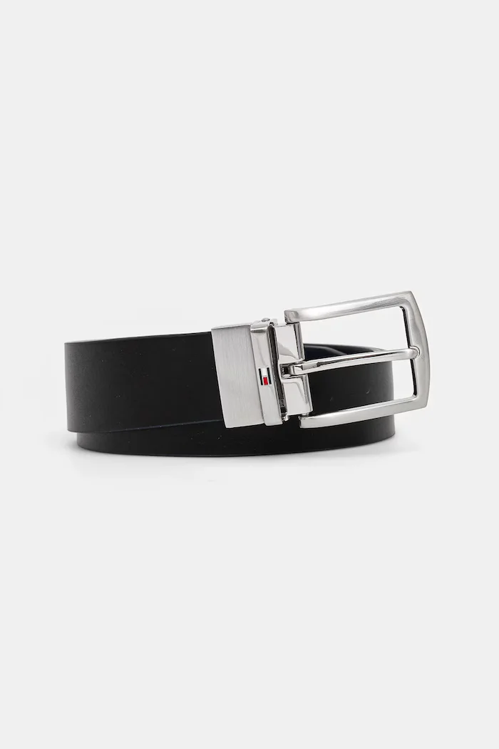 Tommy Hilfiger Кожен колан с две лица мъжки в кафяво AM0AM13012
