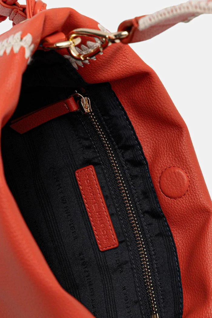 Tommy Hilfiger Кожена чанта в оранжево AW0AW17540
