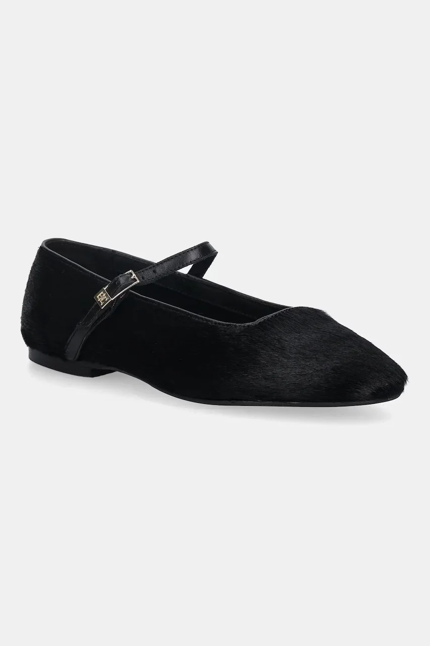 Tommy Hilfiger Кожени балеринки PONY HAIR MARYJANE