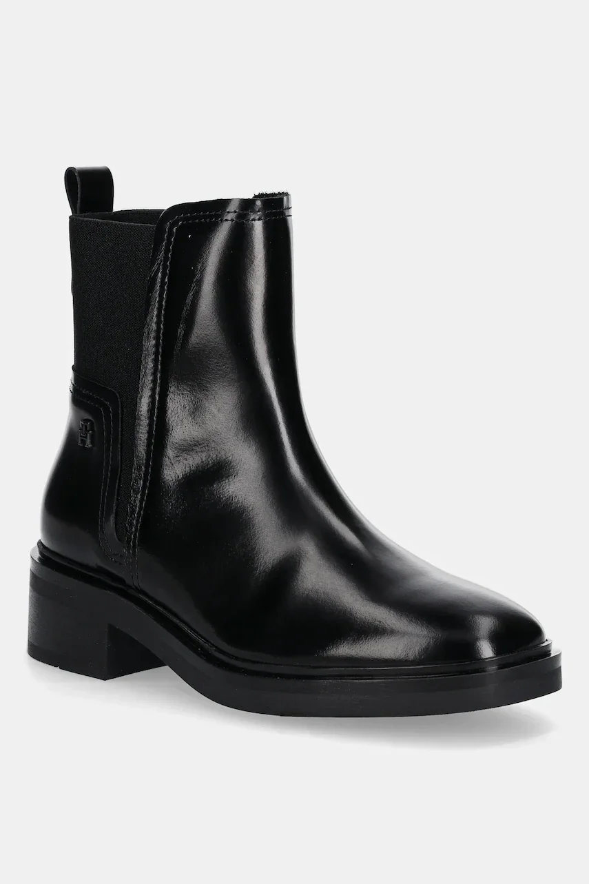 Tommy Hilfiger Кожени боти челси MINIMAL ABRASIVATO CHELSEA