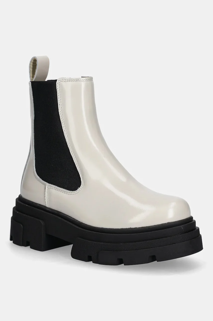 Tommy Hilfiger Кожени боти челси TH SHINY LEATHER CHELSEA
