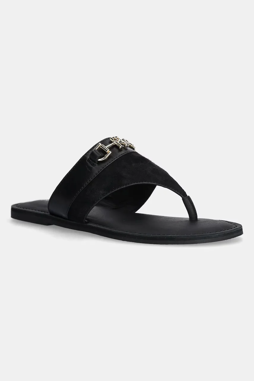 Tommy Hilfiger Кожени джапанки MIXED LEATHER HORSEBIT THONG
