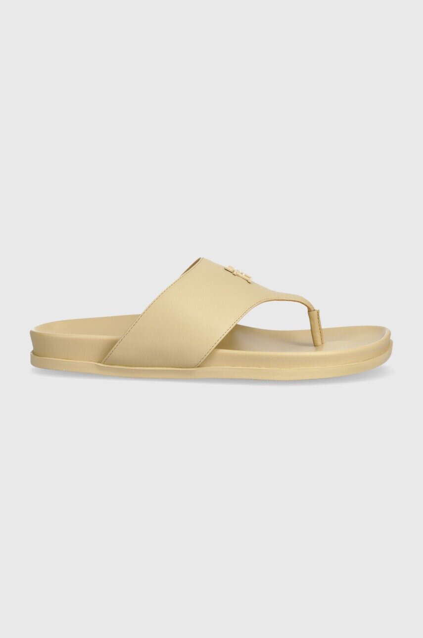 Tommy Hilfiger Кожени джапанки THONG COMFORT SANDAL