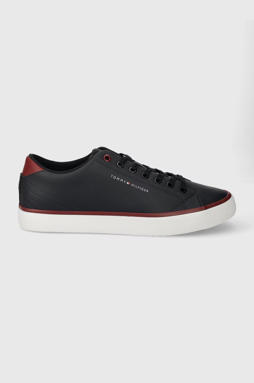 Tommy Hilfiger Кожени кецове TH HI VULC CORE LOW LEATHER ESS