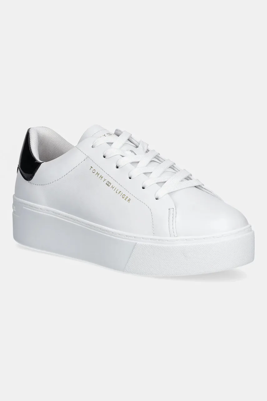 Tommy Hilfiger Кожени маратонки CHIC PLATFORM CUPSOLE PATENT