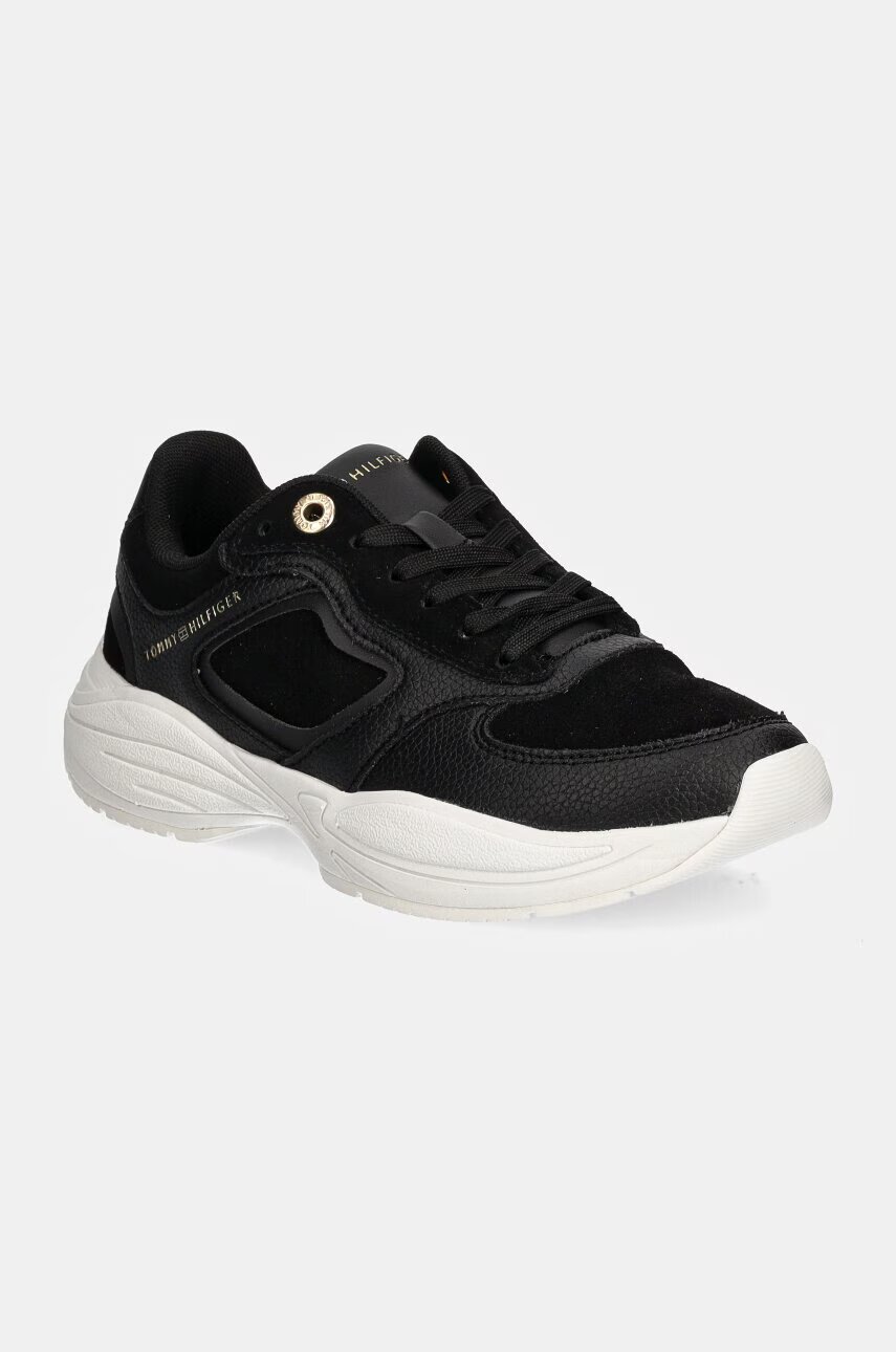 Tommy Hilfiger Кожени маратонки CHUNKY RUNNER