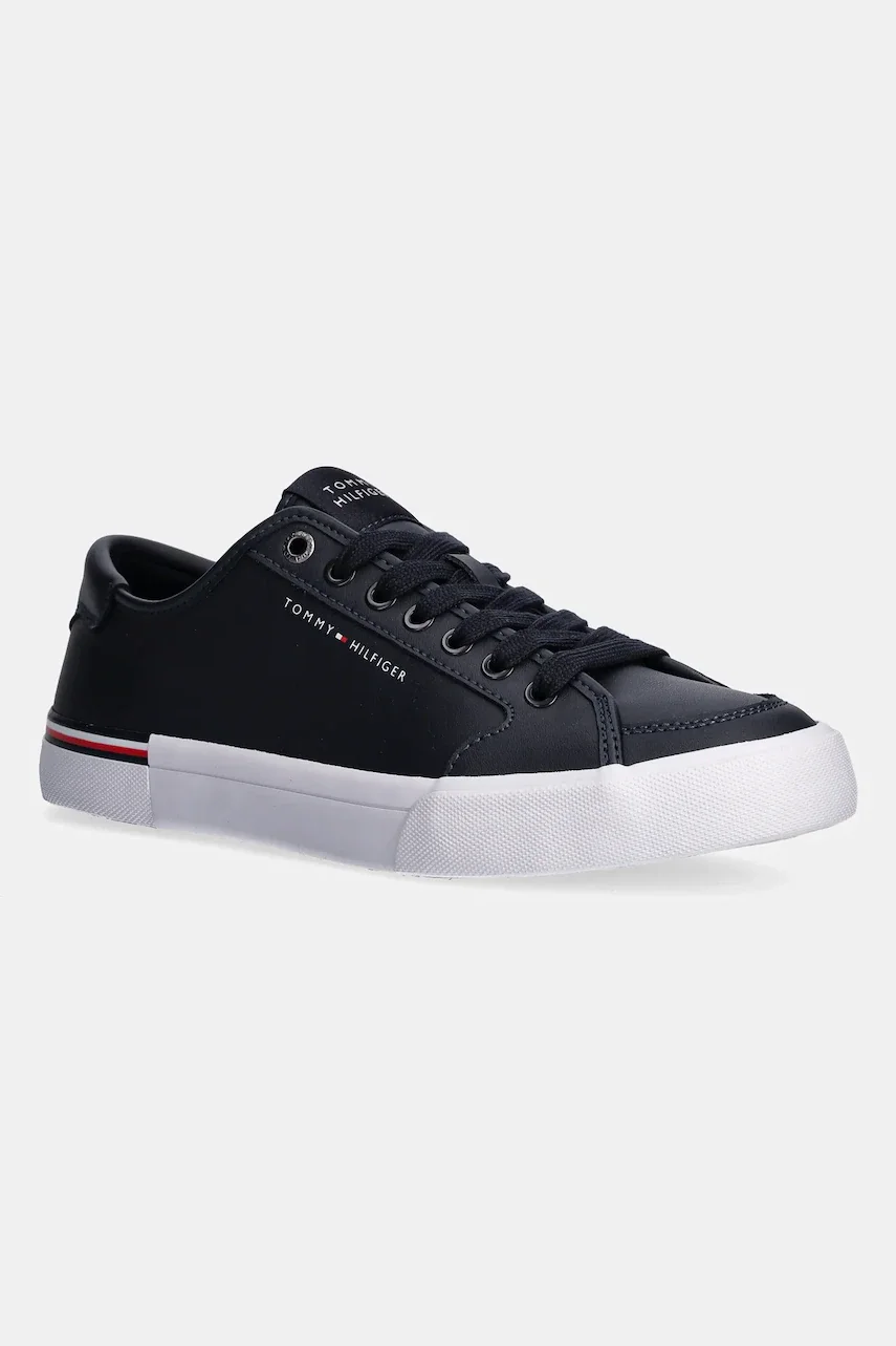 Tommy Hilfiger Кожени маратонки CORE CORPORATE VULC LEATHER