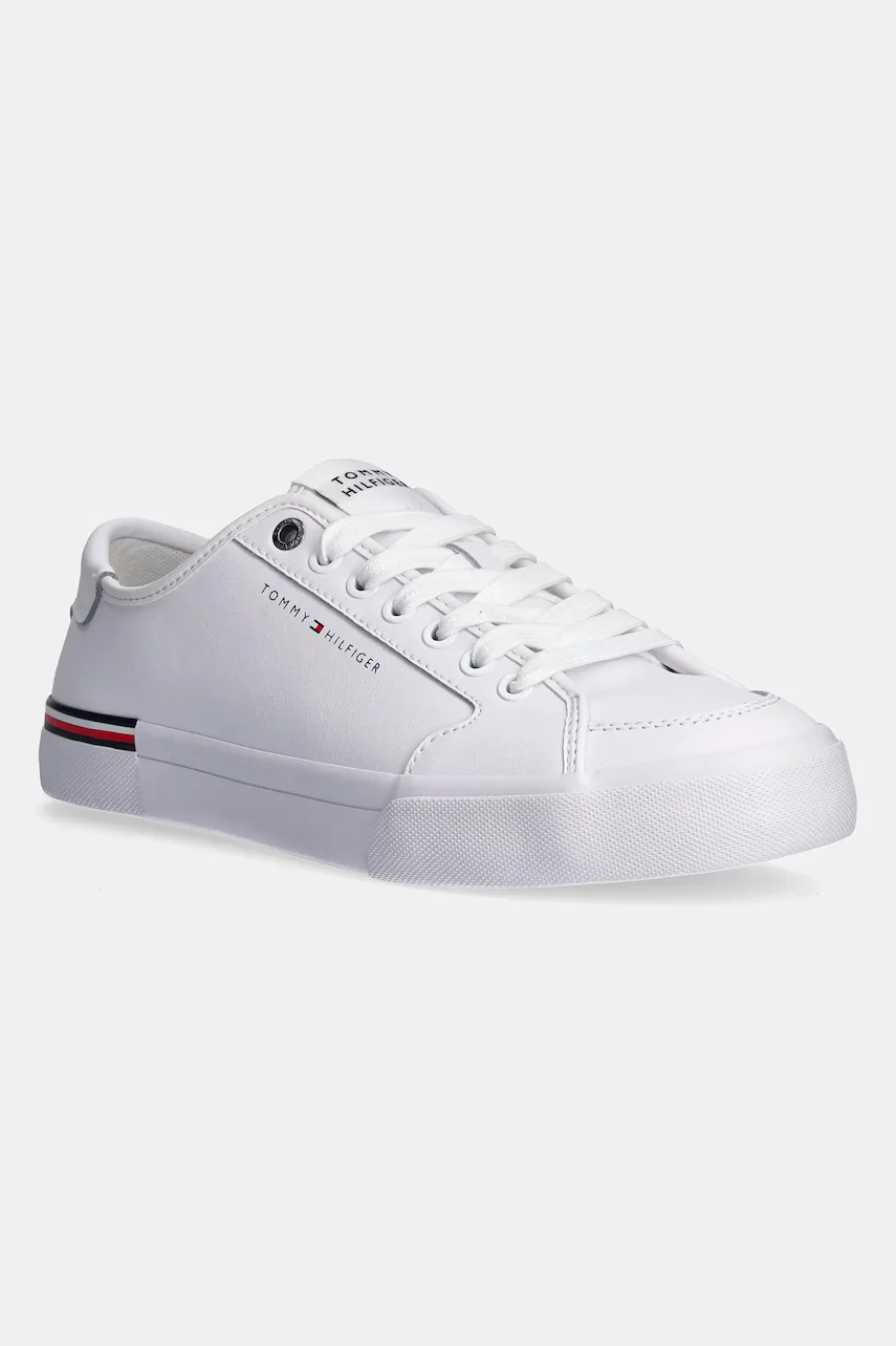 Tommy Hilfiger Кожени маратонки CORE CORPORATE VULC LEATHER