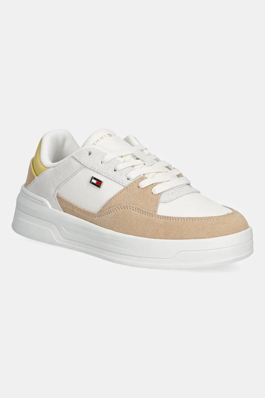 Tommy Hilfiger Кожени маратонки ESSENTIAL BASKET SNEAKER