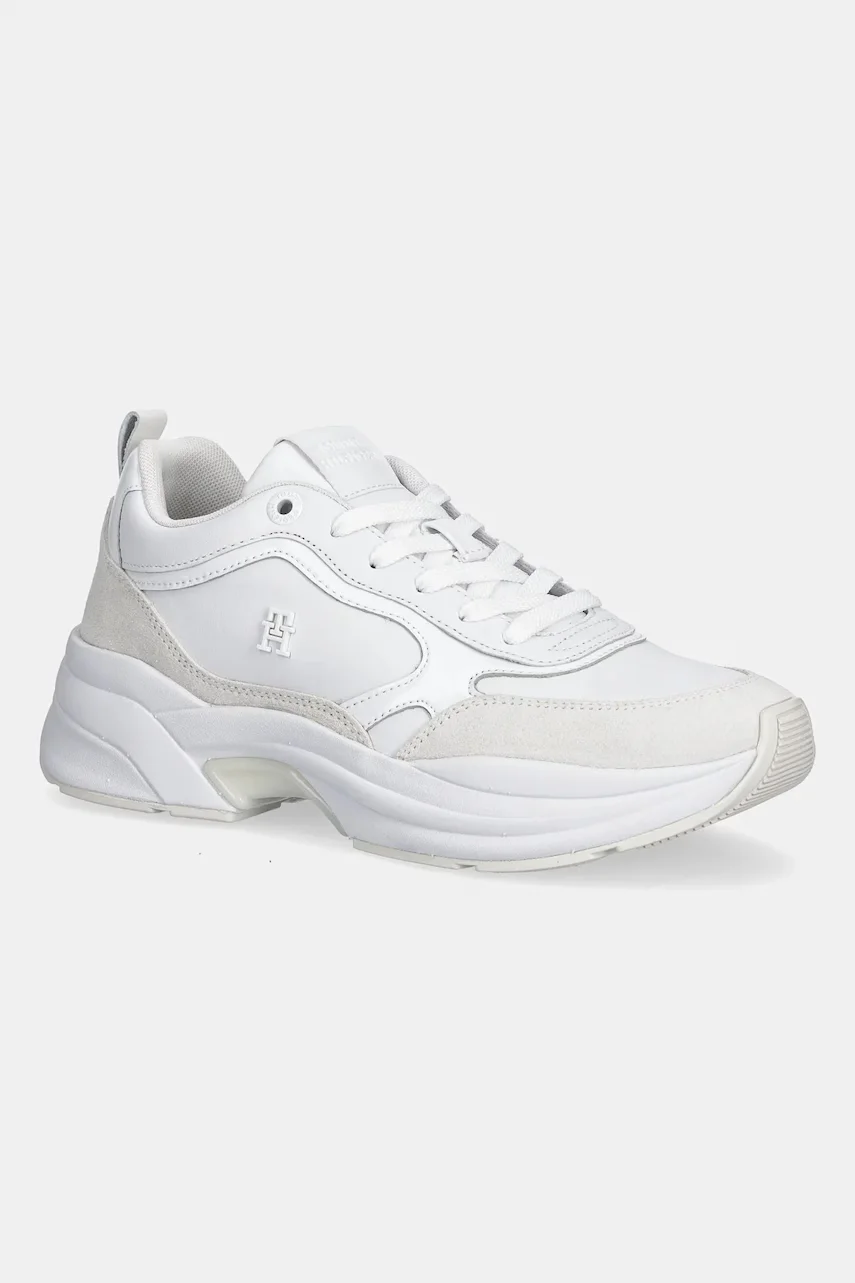 Tommy Hilfiger Кожени маратонки TH CHUNKY RUNNER PATENT