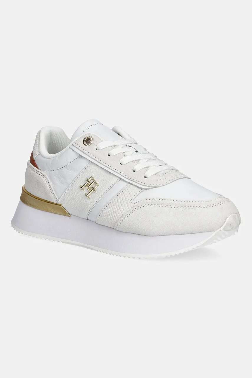 Tommy Hilfiger Кожени маратонки TH FASHION RUNNER