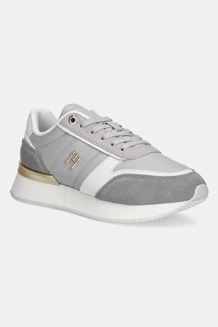Tommy Hilfiger Кожени маратонки TH FASHION RUNNER