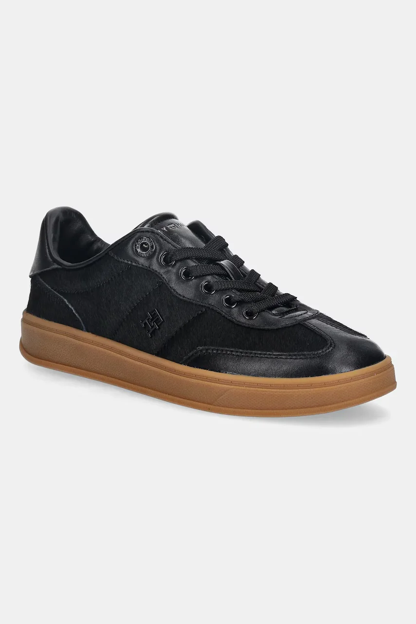 Tommy Hilfiger Кожени маратонки TH HERITAGE SNEAKER CALF HAIR