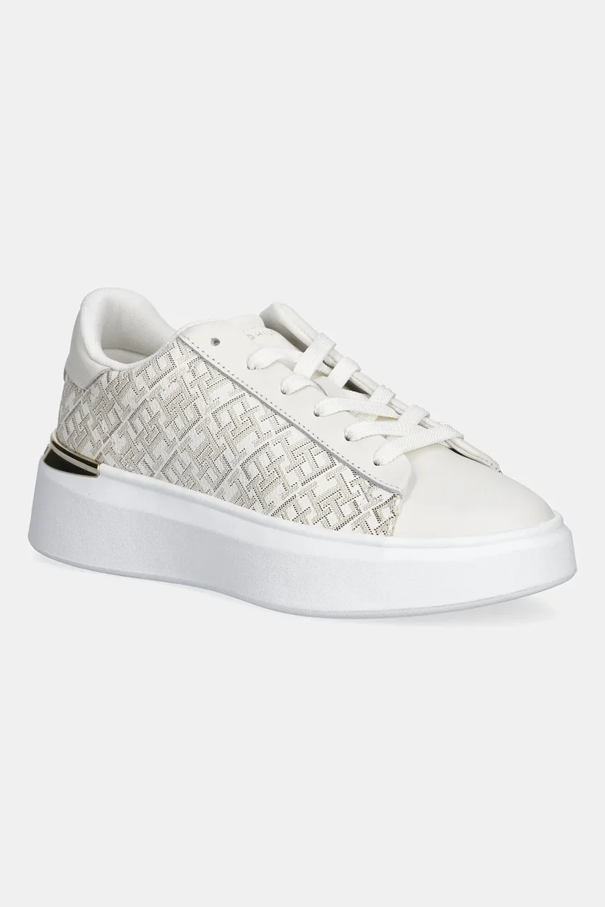 Tommy Hilfiger Кожени маратонки TH MONOGRAM PLATFORM SNK