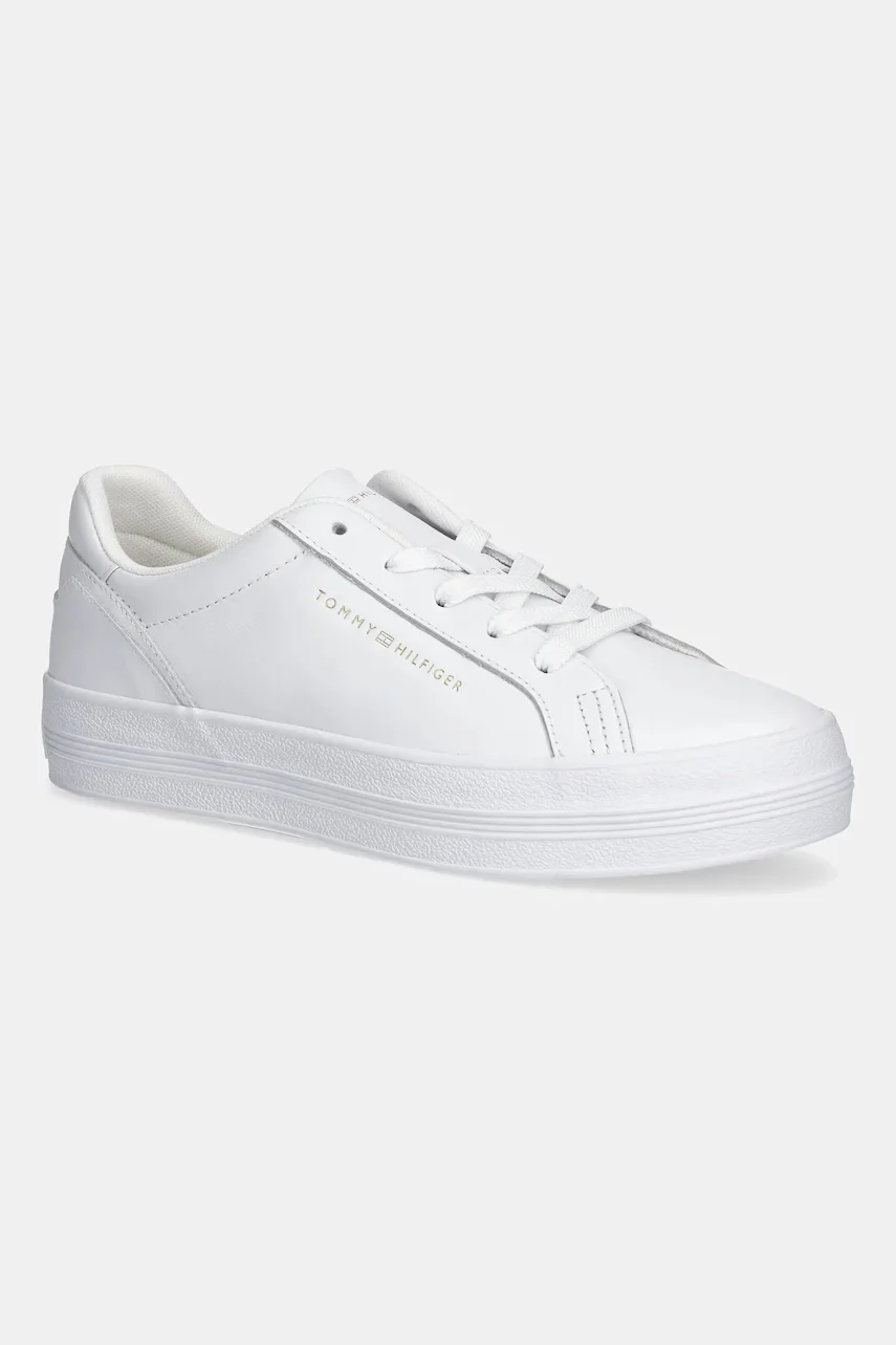 Tommy Hilfiger Кожени маратонки TH PLATFORM SNEAKER