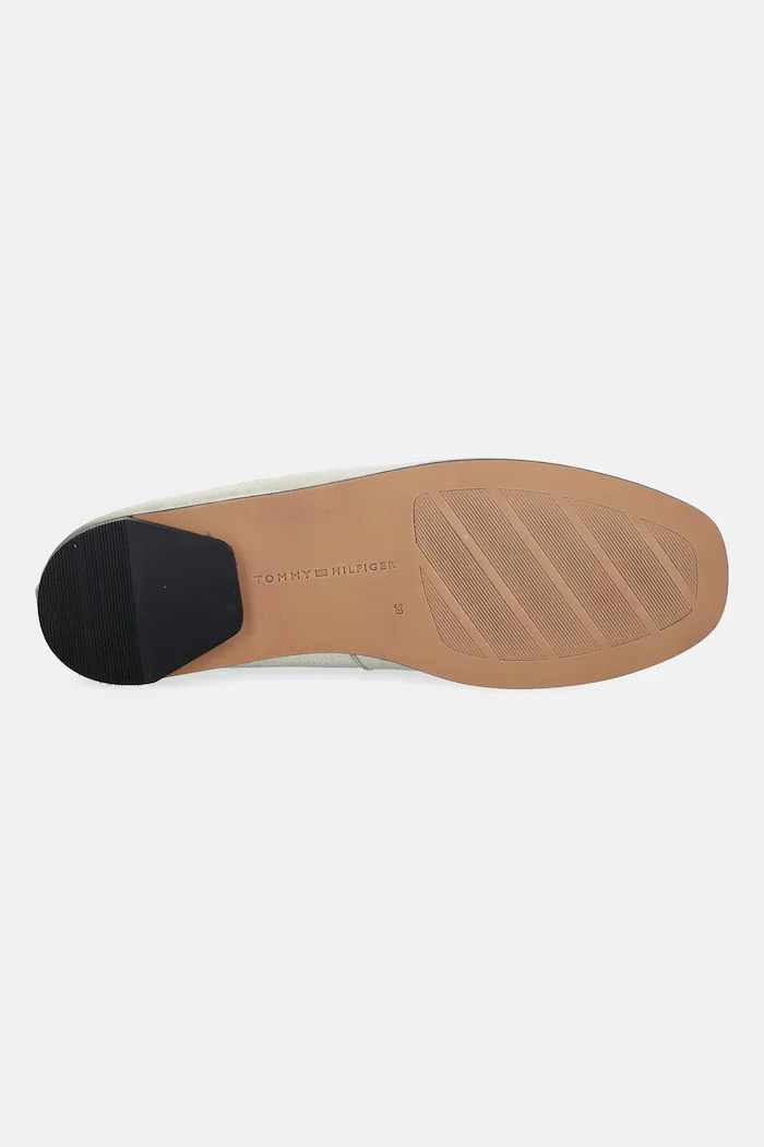 Tommy Hilfiger Кожени мокасини HILFIGER GOLD LOAFER в златисто с равна подметка FW0FW08958