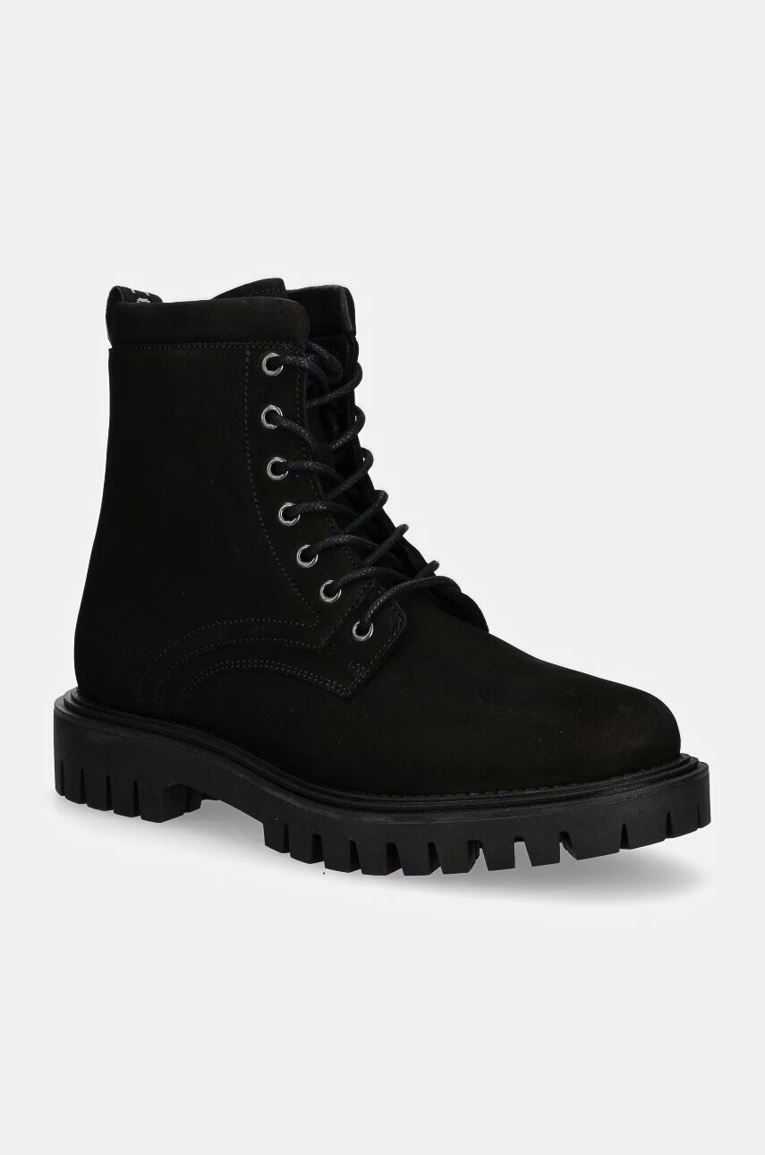 Tommy Hilfiger Кожени обувки CASUAL HILFIGER CHUNK Z NBK BOOT