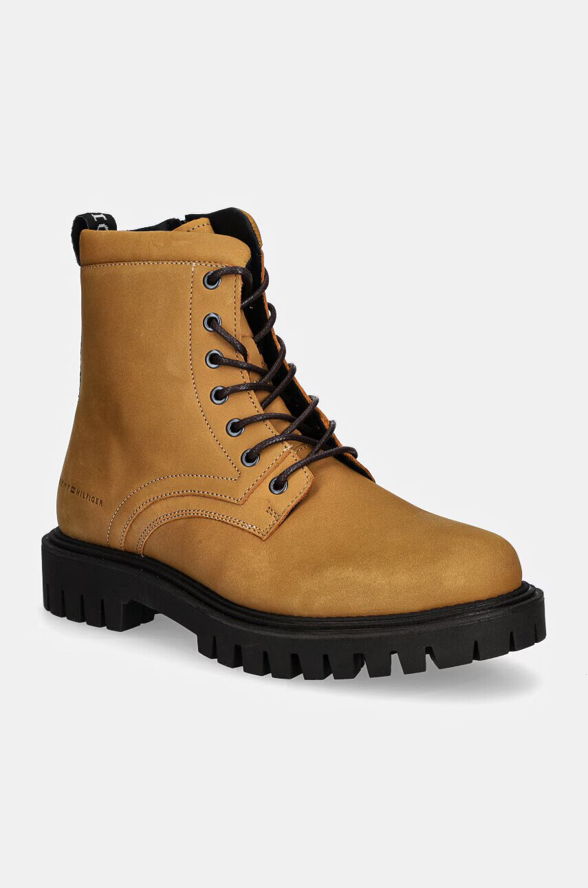 Tommy Hilfiger Кожени обувки CASUAL HILFIGER CHUNK Z NBK BOOT