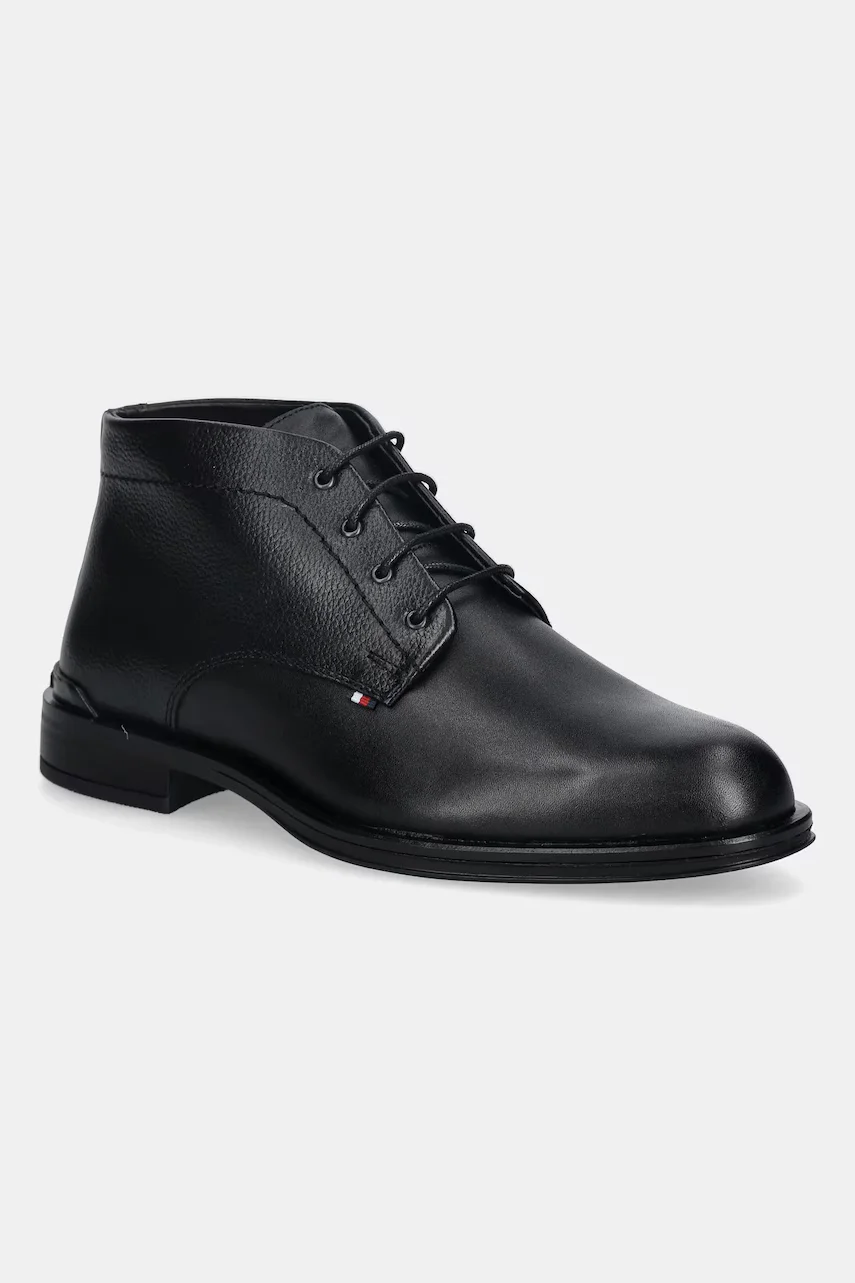 Tommy Hilfiger Кожени обувки CORPORATE HILFIGER LTH BOOT