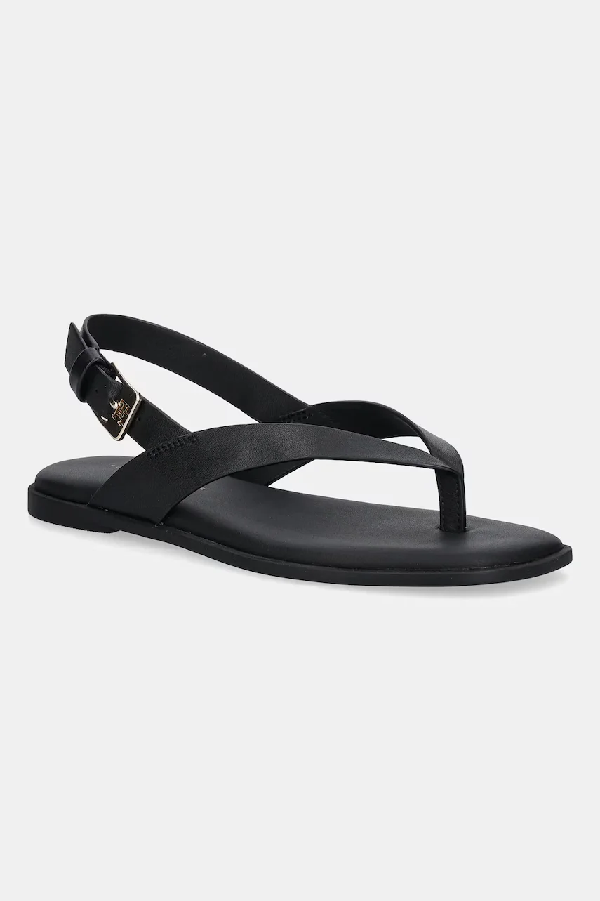 Tommy Hilfiger Кожени сандали COLOR BLOCK THONG FLAT SANDAL