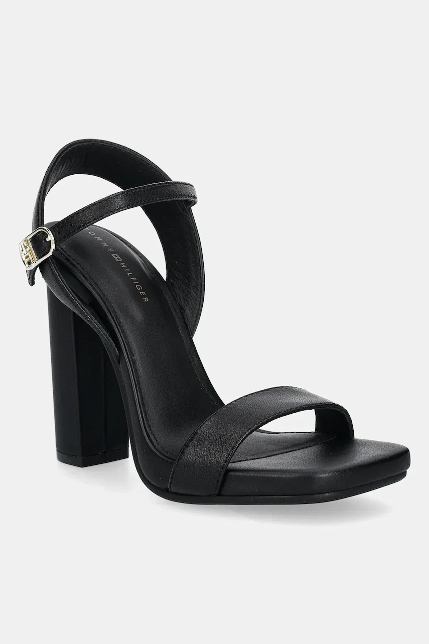 Tommy Hilfiger Кожени сандали HIGH HEEL LEATHER SANDAL