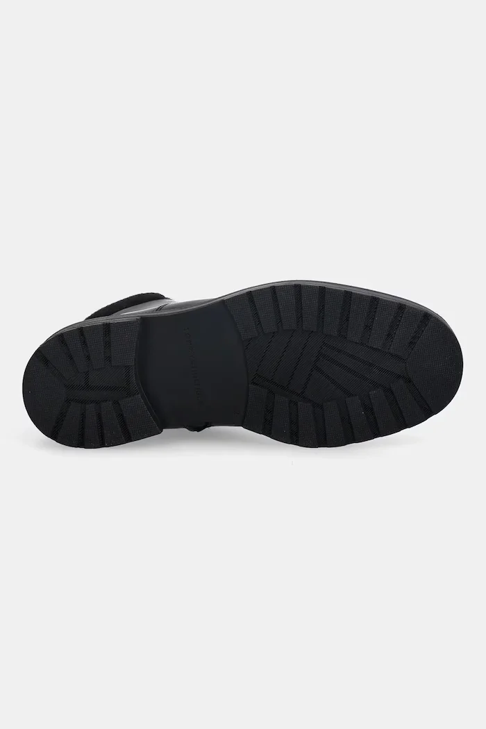 Tommy Hilfiger Кожени туристически обувки CLEATED HILFIGER W LTH BOOT мъжки в черно FM0FM05562