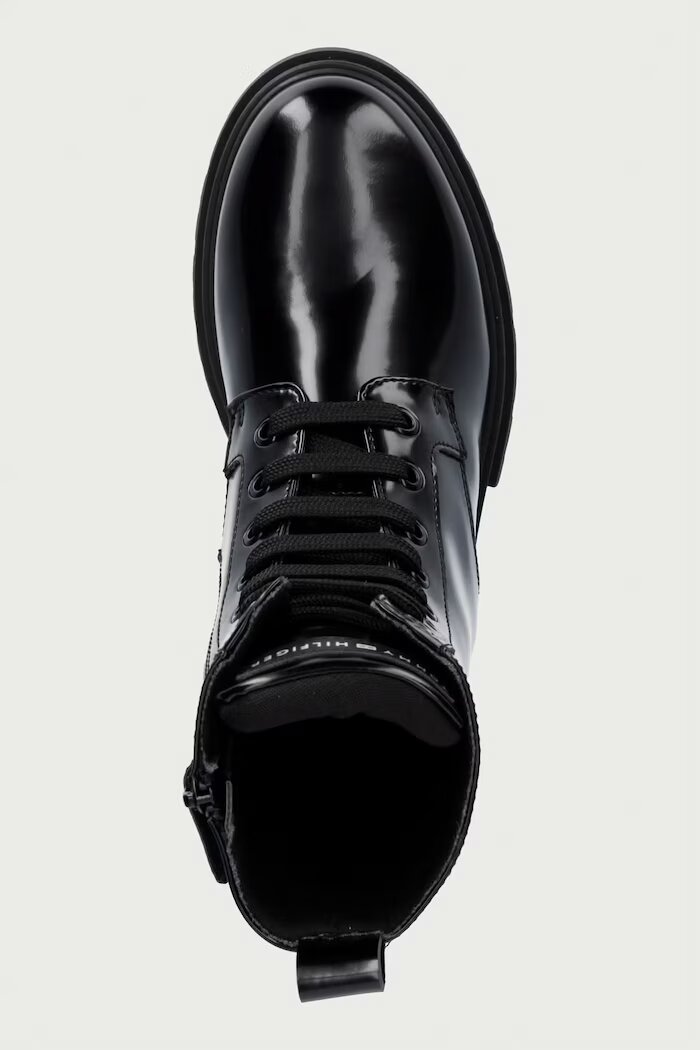 Tommy Hilfiger кубинки за деца черни T4A5-35177
