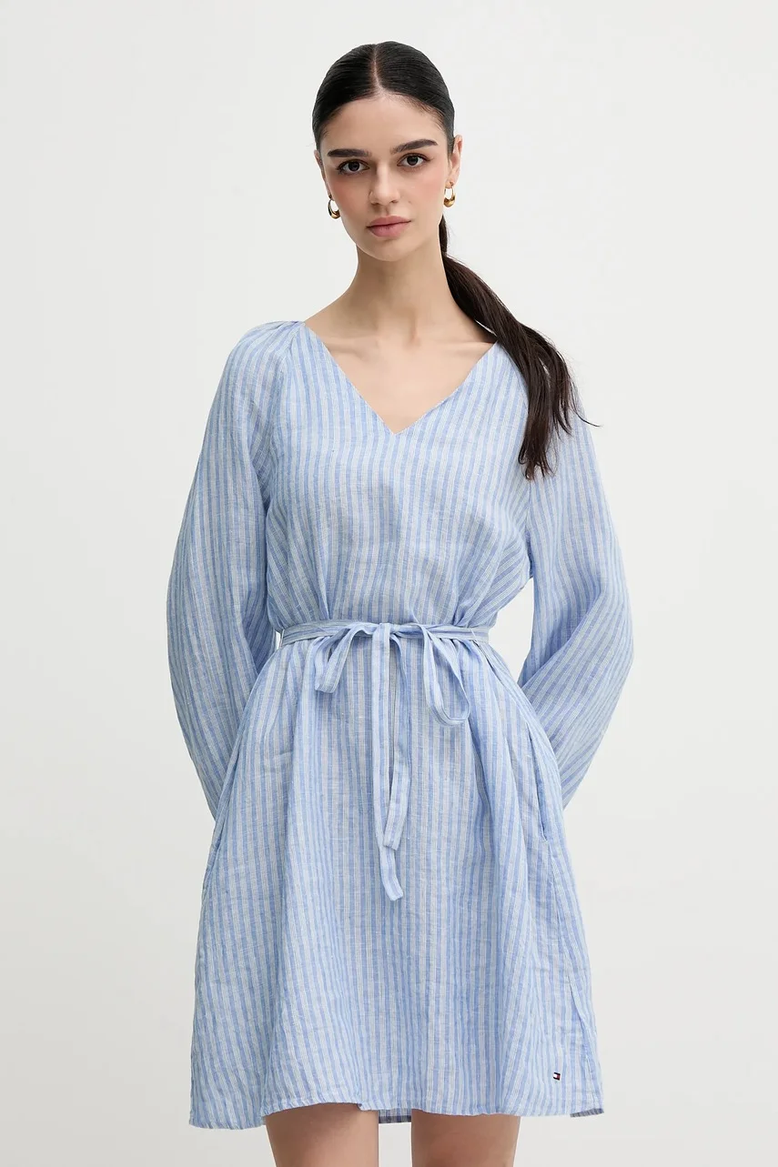 Tommy Hilfiger Ленена рокля