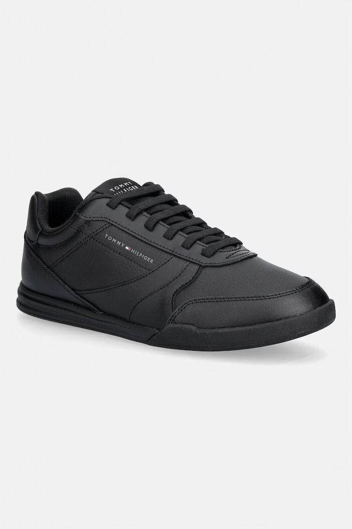 Tommy Hilfiger LOPRO LTH маратонки мъжки от кожа черни FM0FM05827